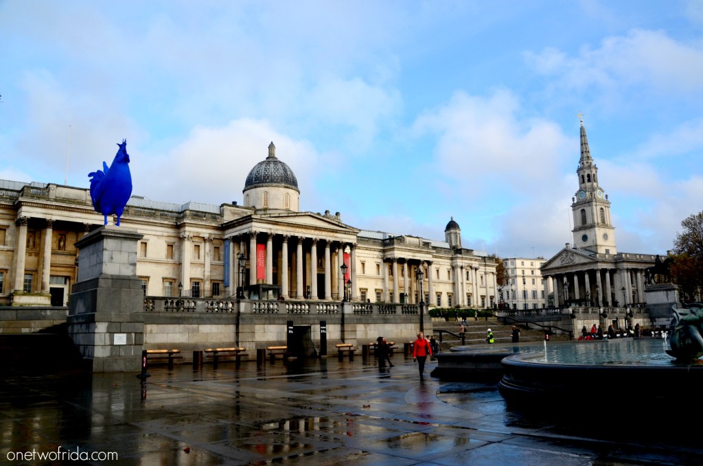 Trafalgar Square - quarto plinto - Londra