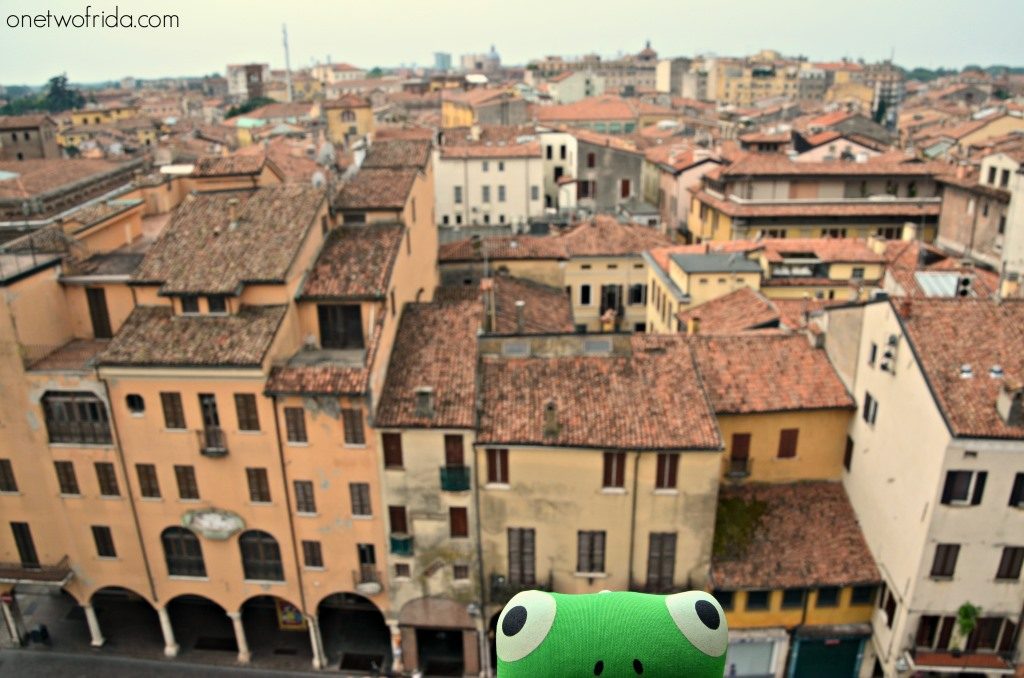 Magnifica vista dall'alto dalla torre dell'orologio