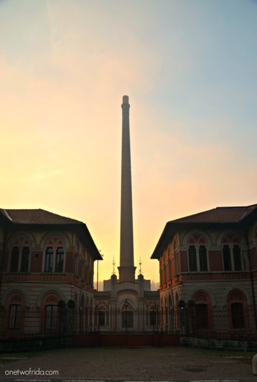 Ingresso alla fabbrica di crespi d'Adda