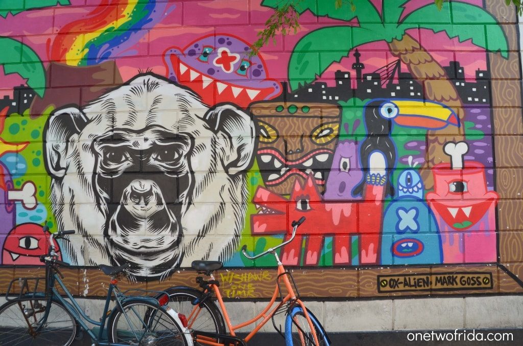 Tour di street art in bicicletta